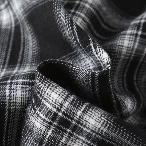 Plaid Casual Pants For Children In Autumn